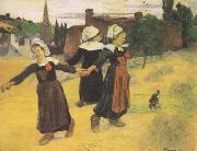 Dansje van drie Bretonse meires (mk07), Paul Gauguin